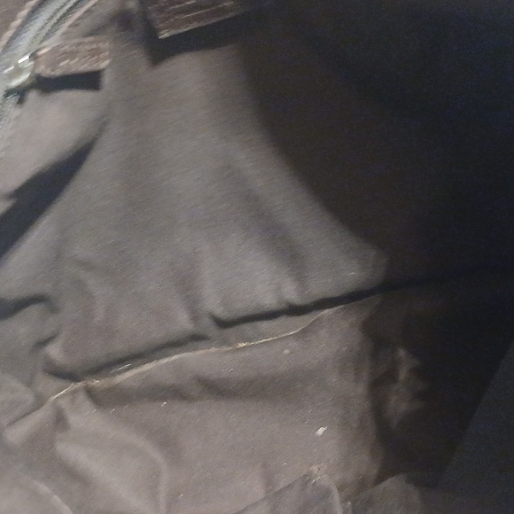 Authentic Gucci Eclipse Shoulder Crossbody Bag GG Canvas Leather Brown - Picture 13 of 16